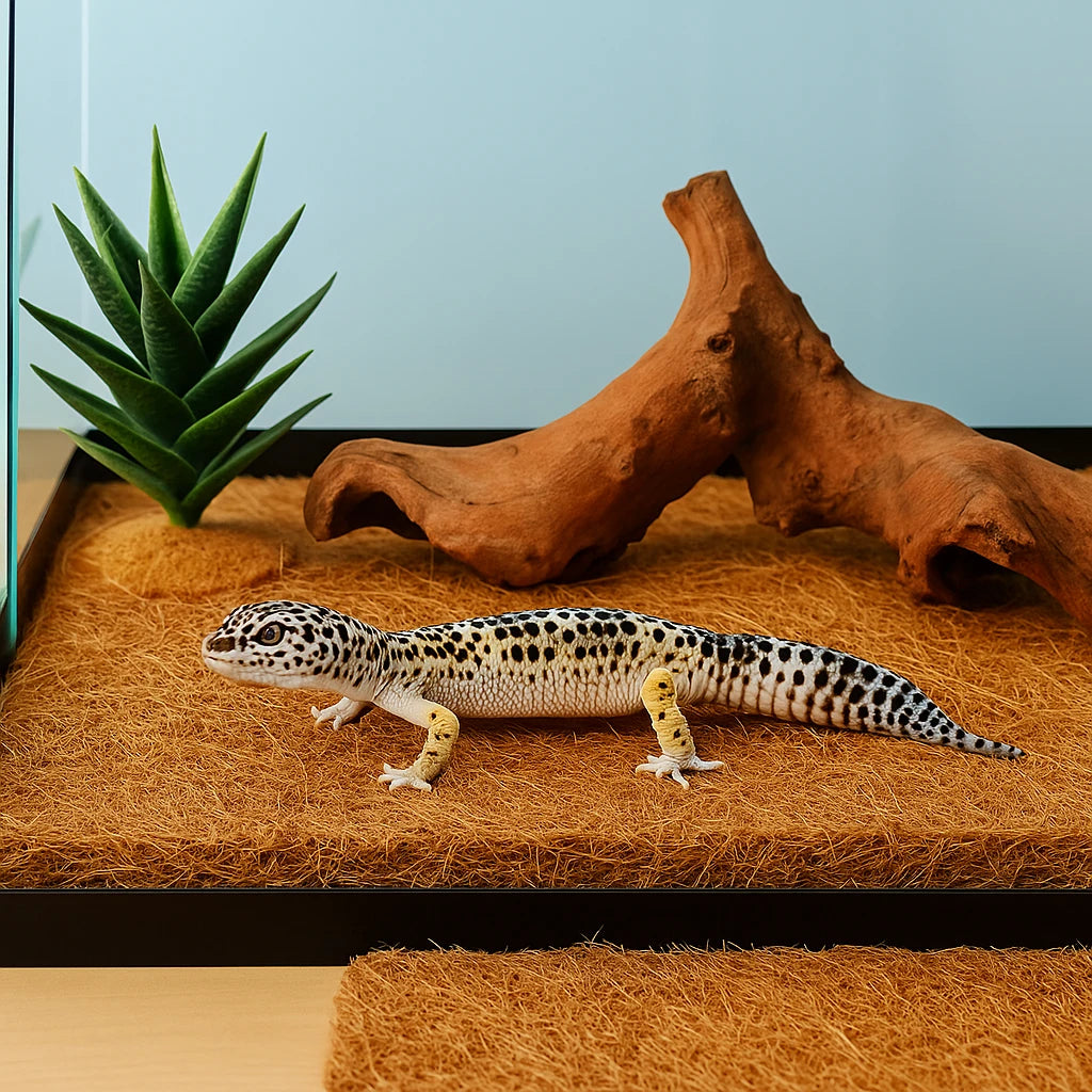 Tapis en Fibres de Coco Naturelles pour Terrarium 