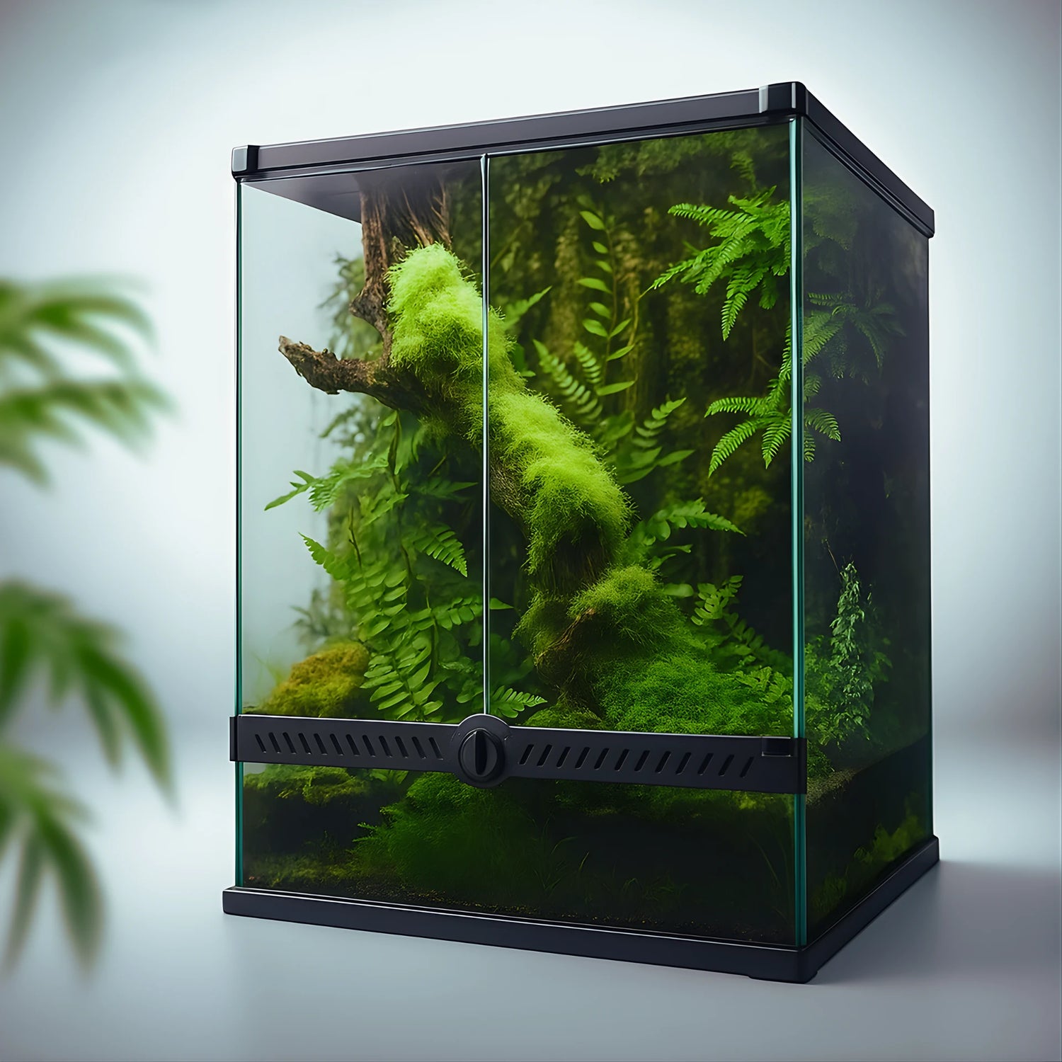 Terra en Verre pour Reptiles et Amphibiens – Habitat Tropical Sécurisé 