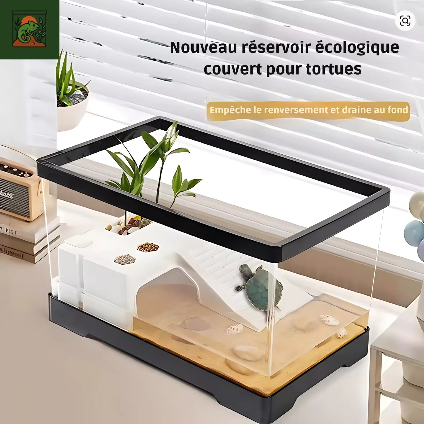 Terrariums Transparent pour tortue 