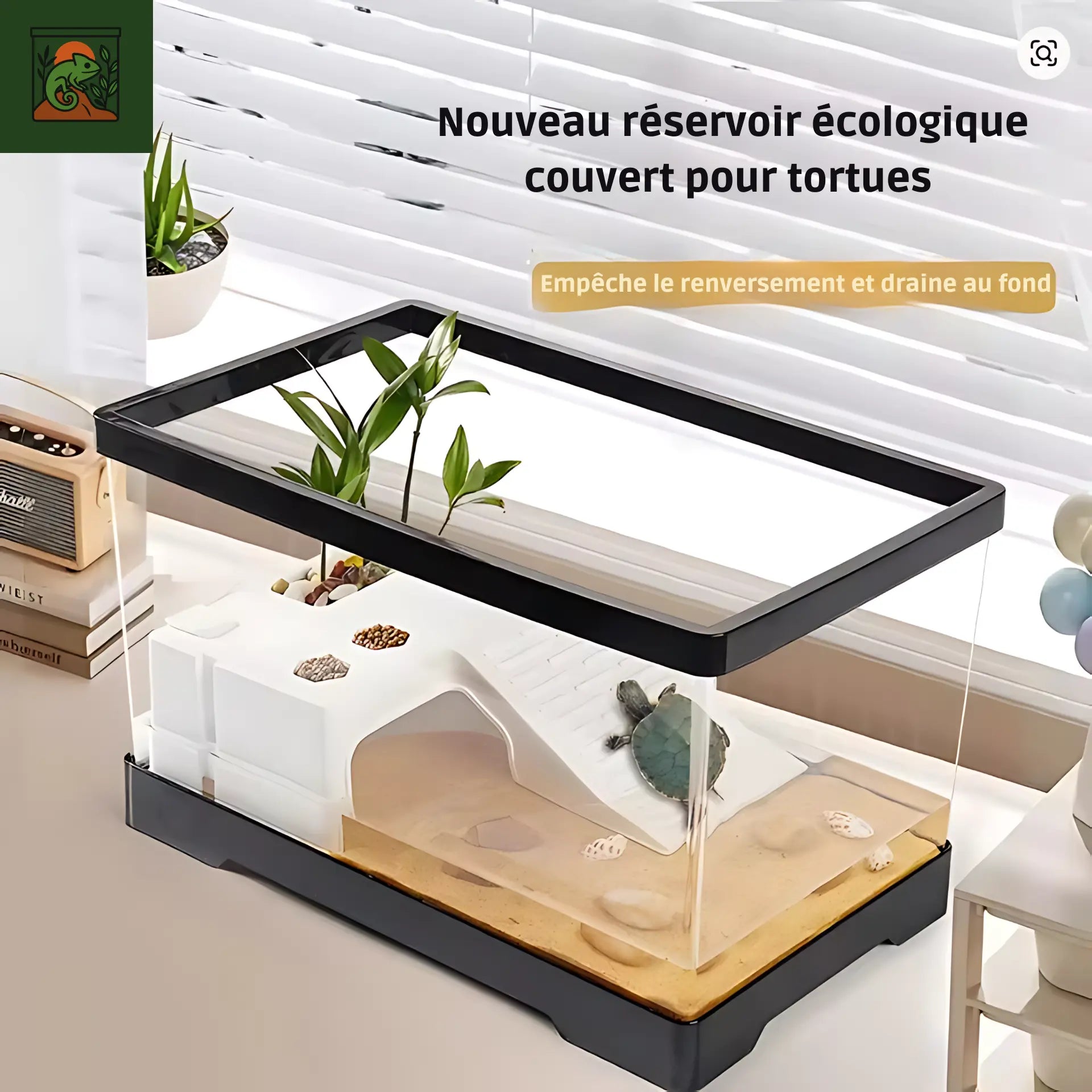 Terrariums Transparent pour tortue 