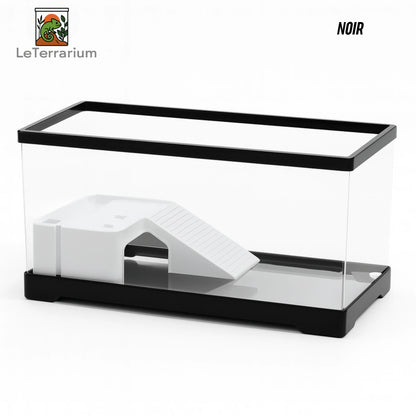 Terrarium Acrylique Tortue – Avec Rampe et Drainage Intégré 
