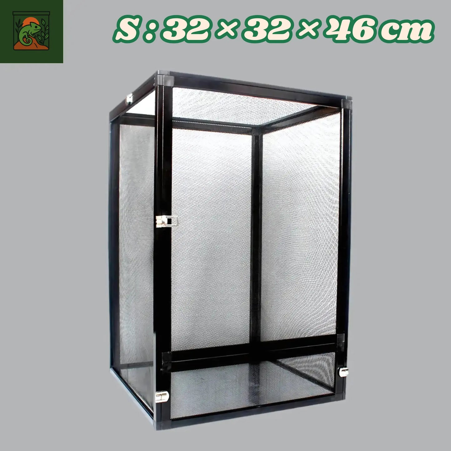 Terrarium Grillagé en Aluminium pour Reptiles 