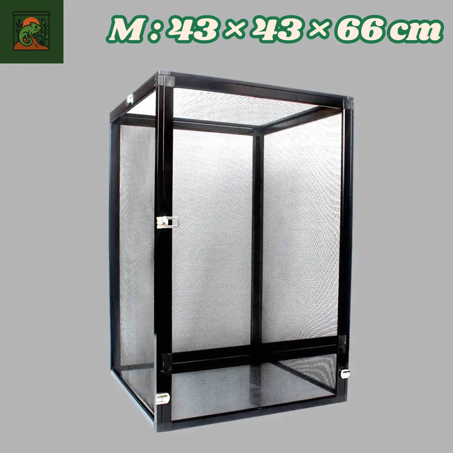 Terrarium Grillagé en Aluminium pour Reptiles 