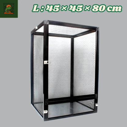 Terrarium Grillagé en Aluminium pour Reptiles 