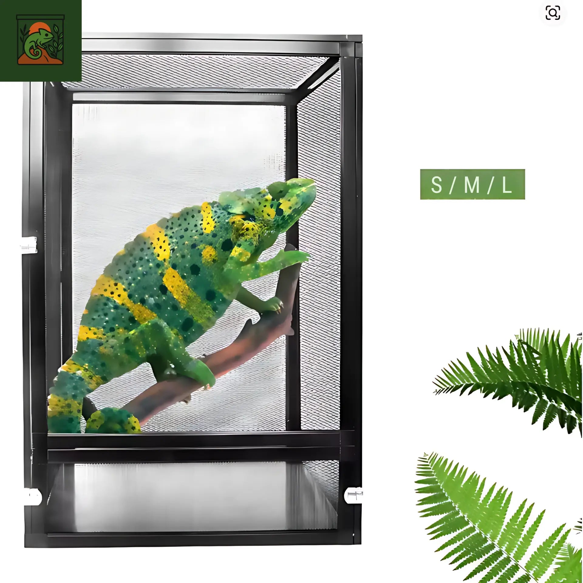 Terrarium Grillagé en Aluminium pour Reptiles 