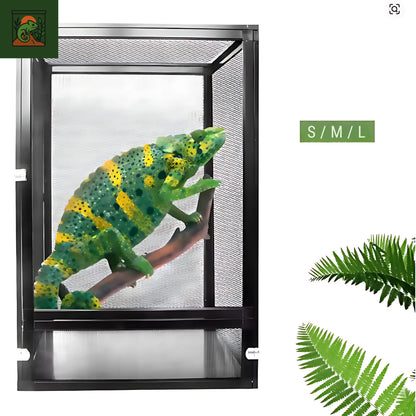 Terrarium Grillagé en Aluminium pour Reptiles 