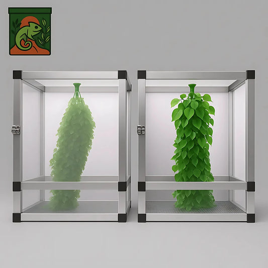 Terrarium Grillagé en Aluminium pour Reptiles 