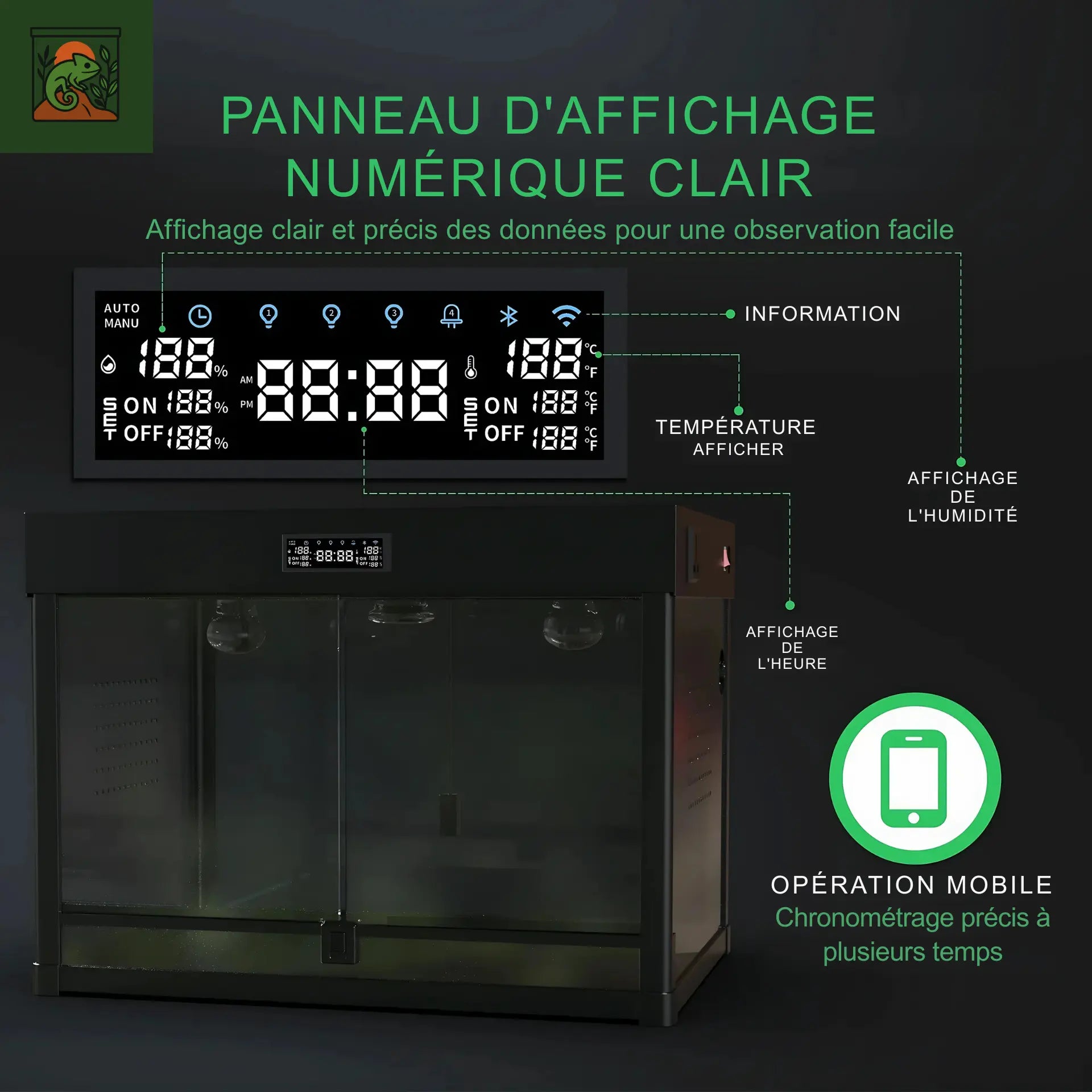 Terrarium Intelligent Nouvelle Génération 