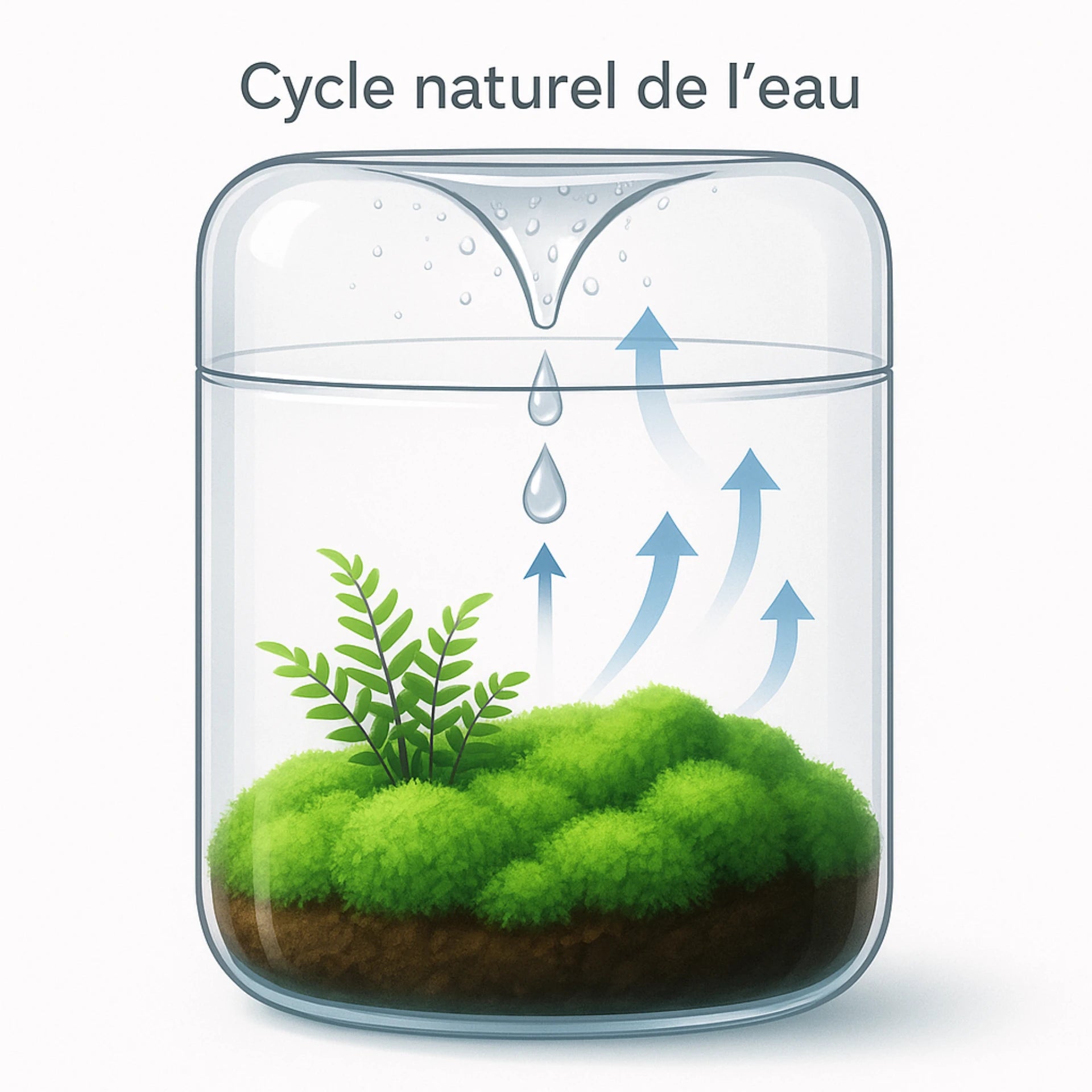 Terrarium Plante Végétal en Verre 