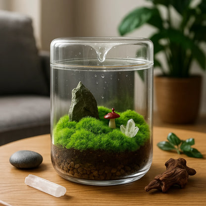Terrarium Plante Végétal en Verre 