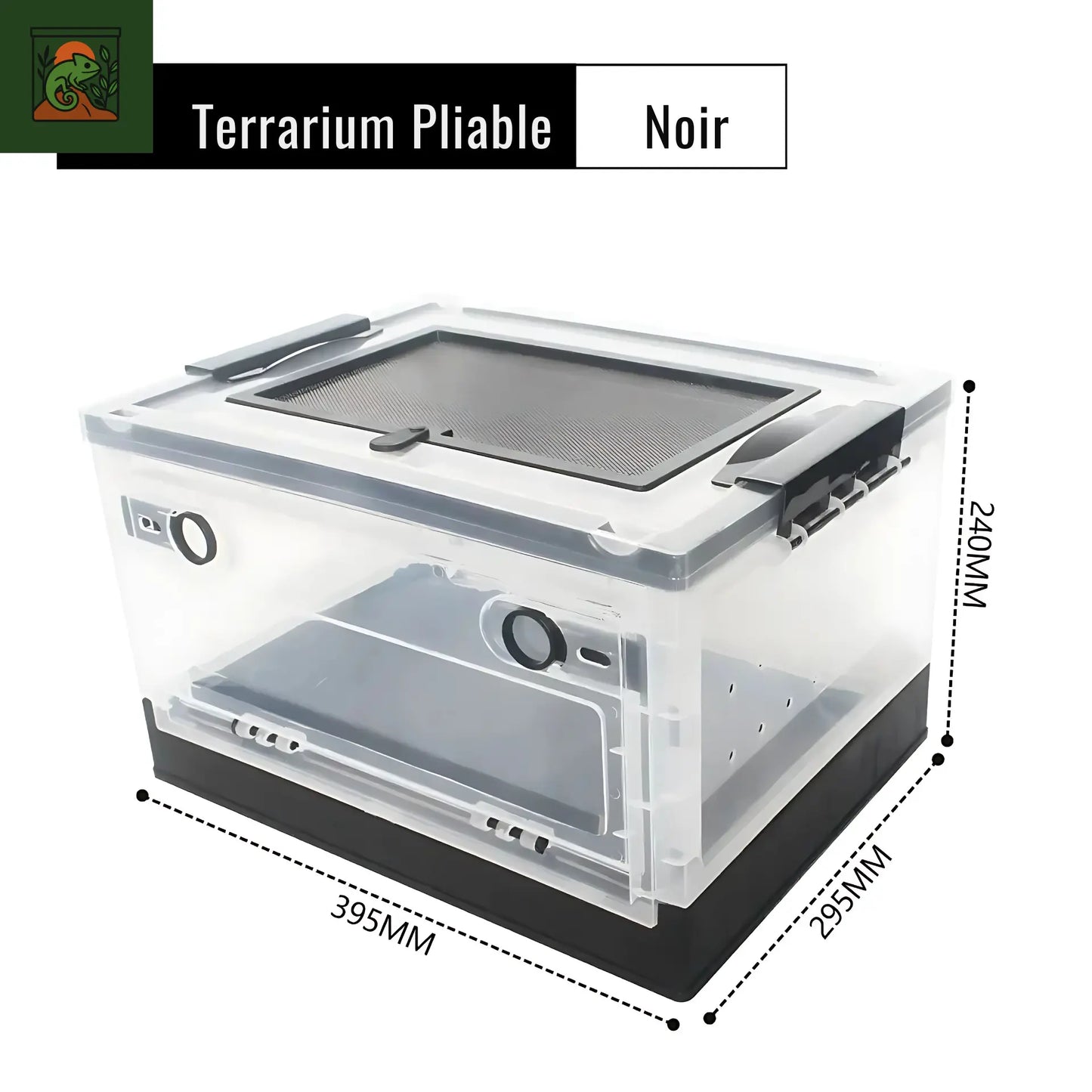Terrarium Pliable Reptiles – Boîte d'Élevage Transparente 