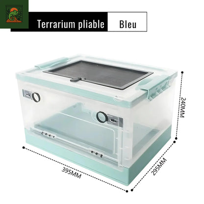 Terrarium Pliable Reptiles – Boîte d'Élevage Transparente 