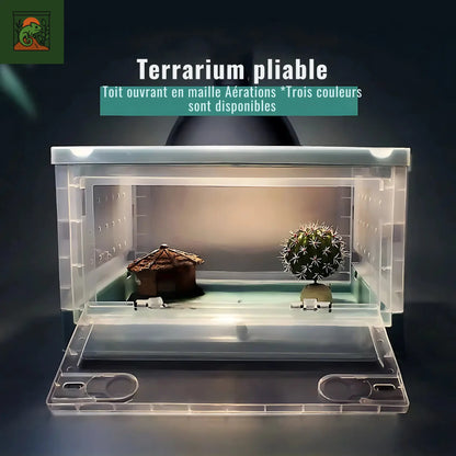 Terrarium Pliable Reptiles – Boîte d'Élevage Transparente 
