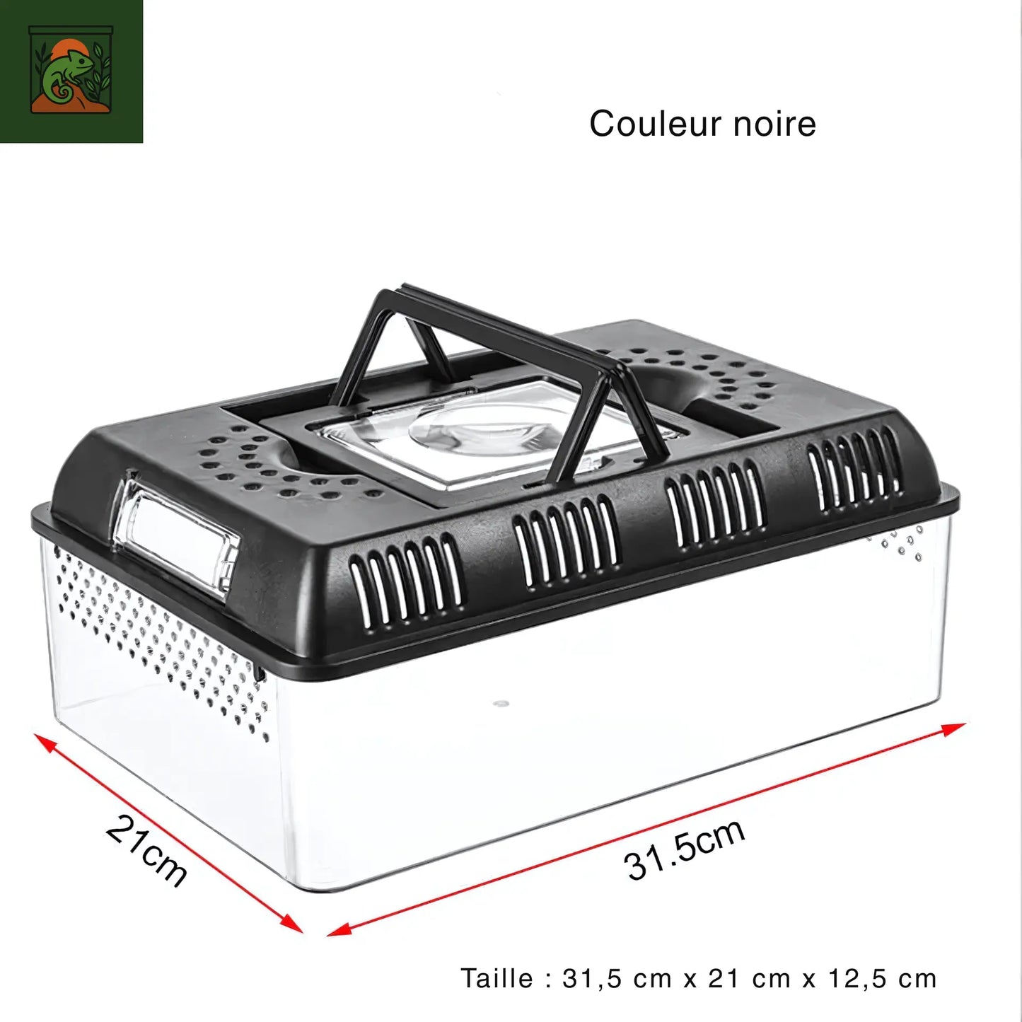 Terrarium Portable Transparent -  Léger et Ventilé 