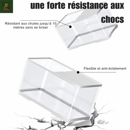 Terrarium Réservoir de Tortue – Vivarium Aquatique Résistant 