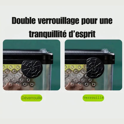 Terrarium Transparent de Nourrissage 