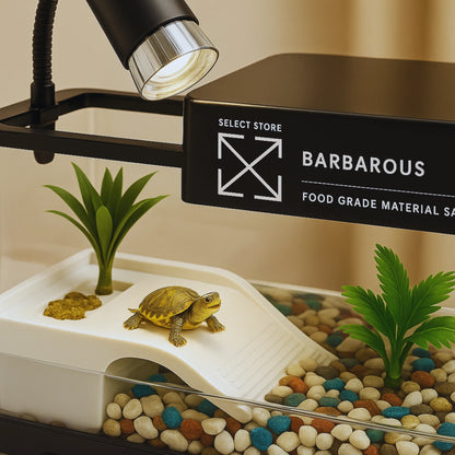 Terrarium Vivarium pour Tortues – Bac Moderne avec Plateforme 