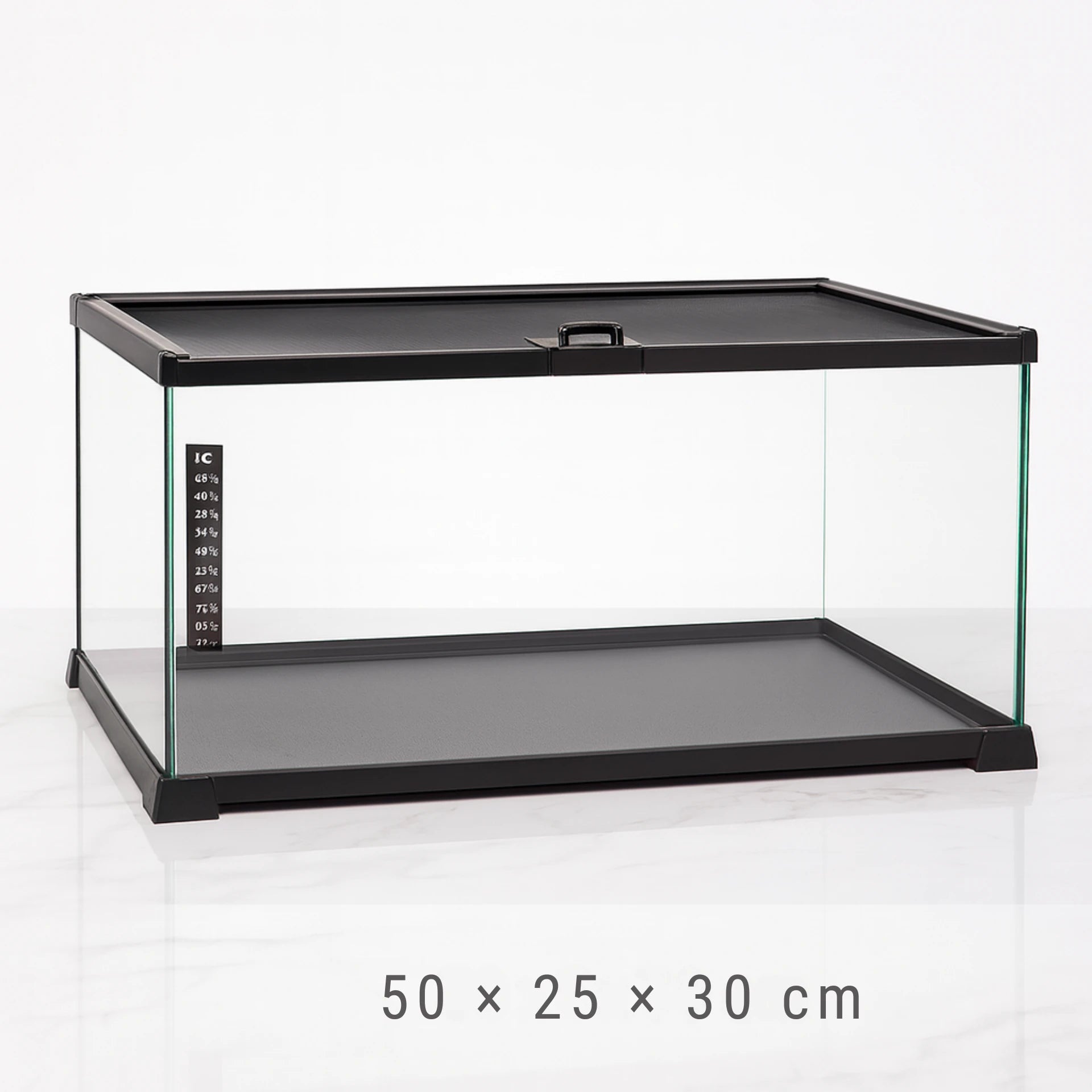 Terrarium avec Couvercle Coulissant (50 × 25 × 30 cm) 