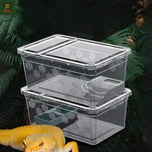 Terrarium de déplacement – Boîte d’élevage empilable et légère 