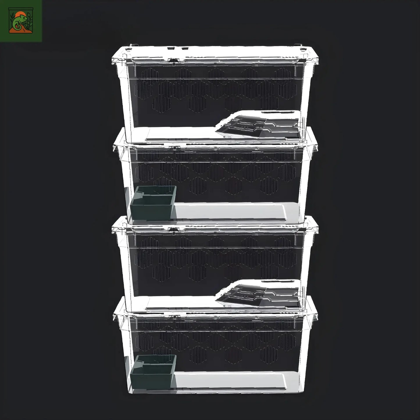 Terrarium de déplacement – Boîte d’élevage empilable et légère 