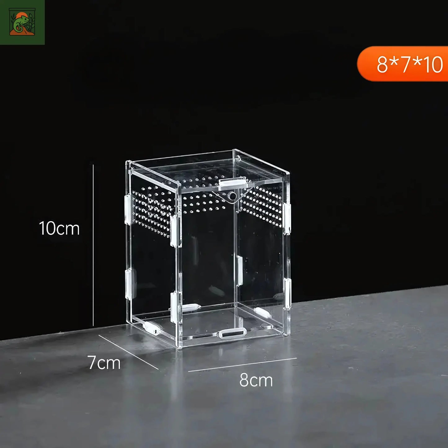 Terrarium en Acrylique Transparent – Mini Habitat pour Reptiles 