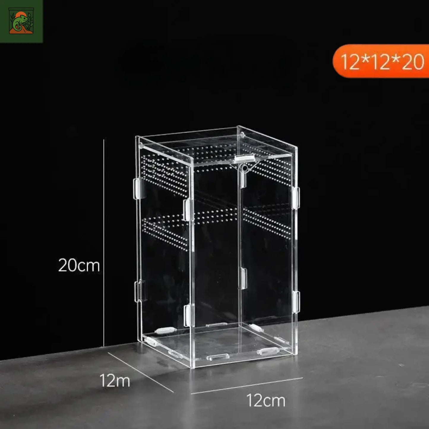 Terrarium en Acrylique Transparent – Mini Habitat pour Reptiles 