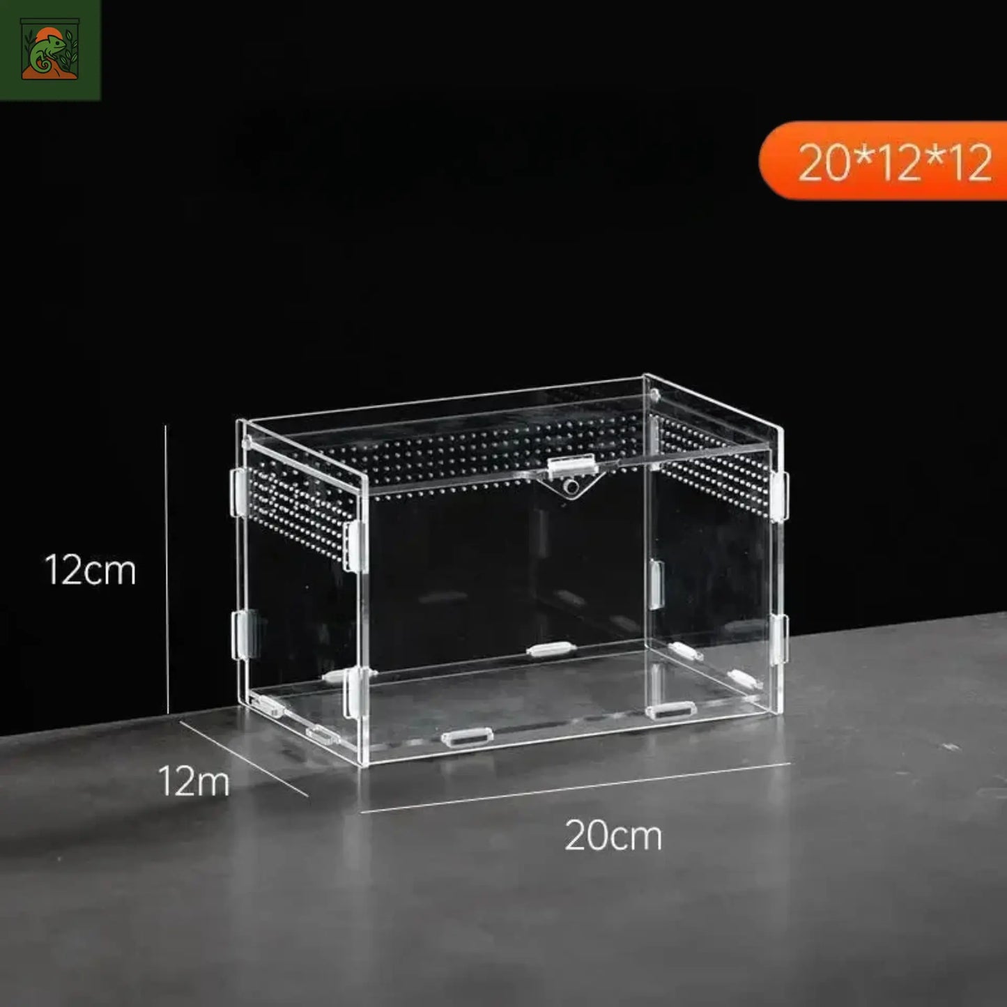 Terrarium en Acrylique Transparent – Mini Habitat pour Reptiles 