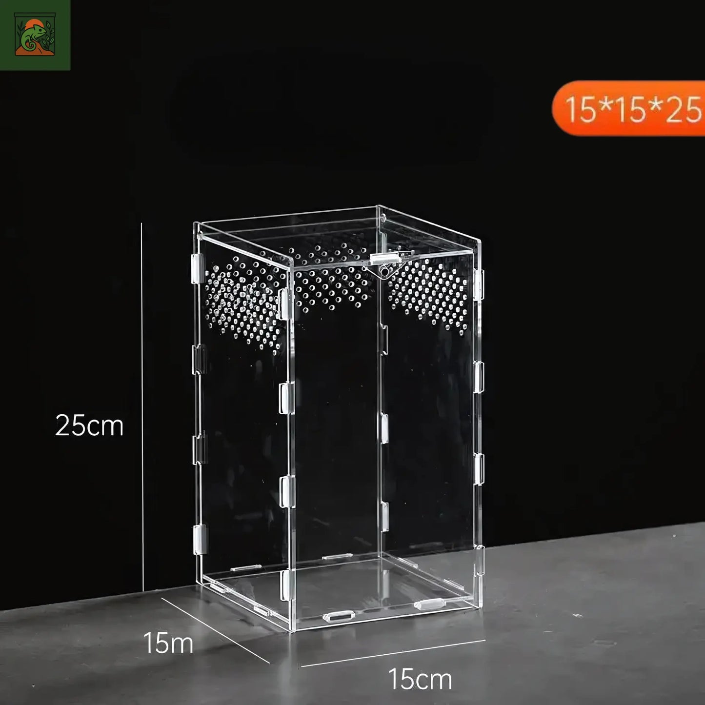 Terrarium en Acrylique Transparent – Mini Habitat pour Reptiles 