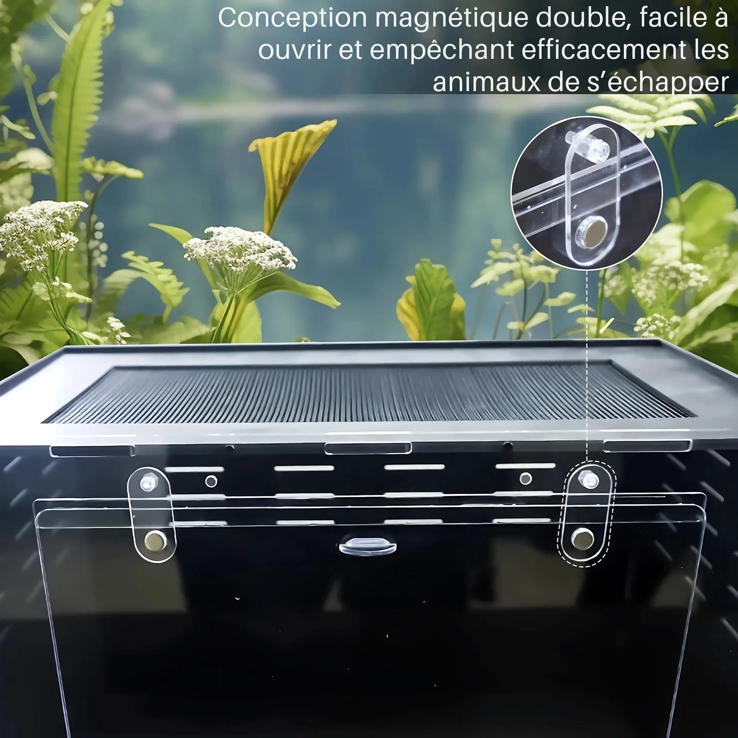 Terrarium en Acrylique et PVC – Enclos Transparent et innovant 