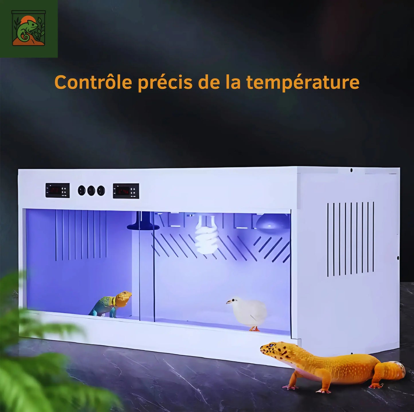 Terrarium en PVC Blanc 