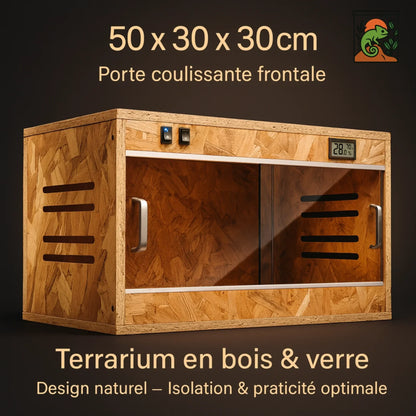 Terrarium en PVC et Bois 