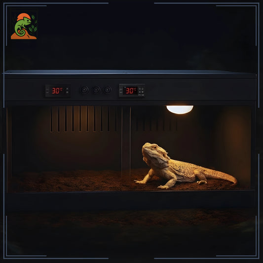 Terrarium en PVC noir 