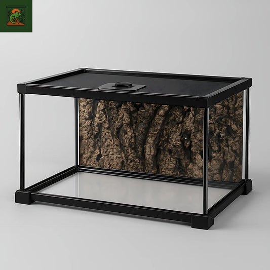 Terrarium en Verre avec Fond Intégré 