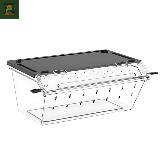 Terrarium en acrylique ventilé – Habitat pratique et sécurisé 