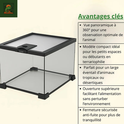 Terrarium pour Reptiles et Amphibiens 