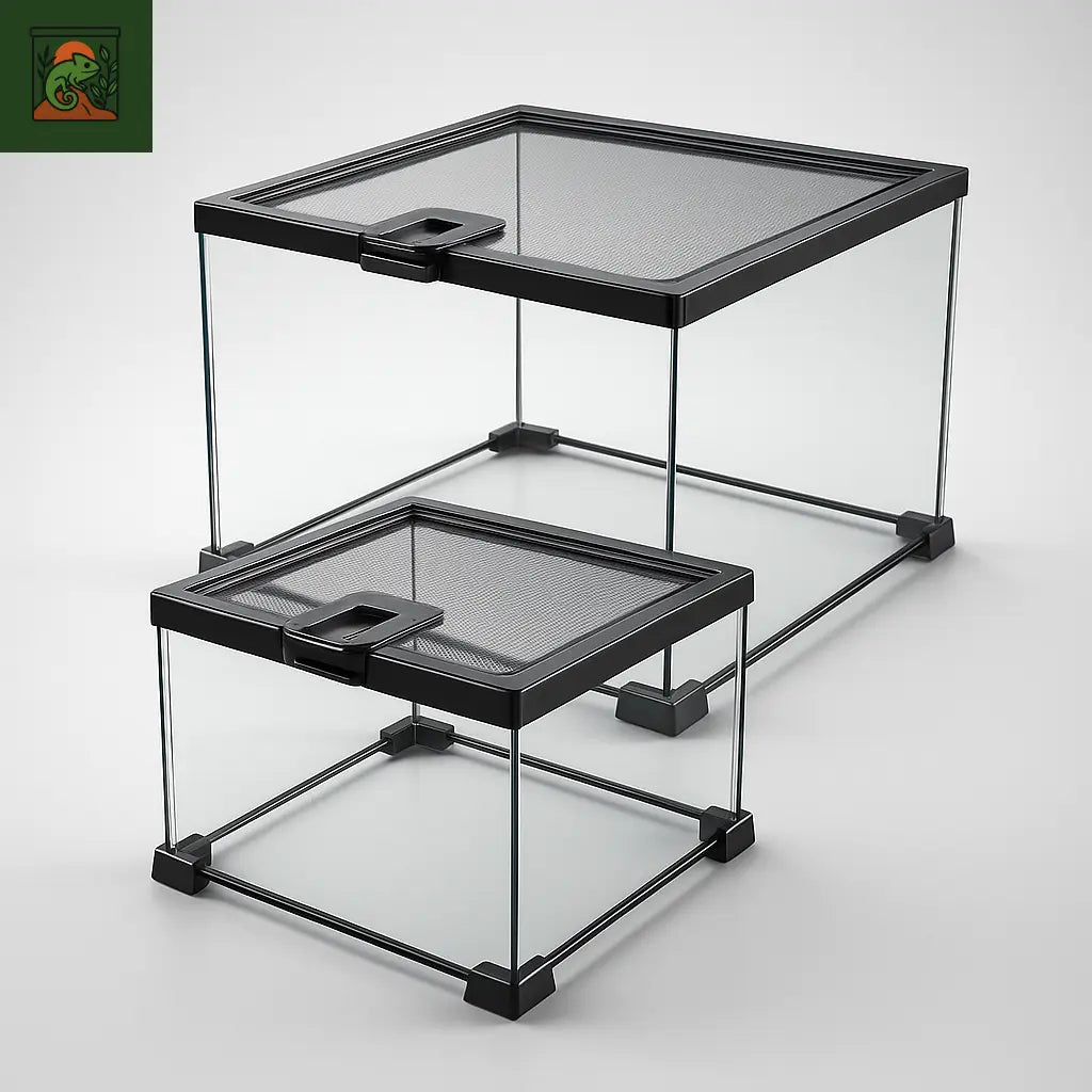 Terrarium en verre pour Reptiles et Amphibiens 