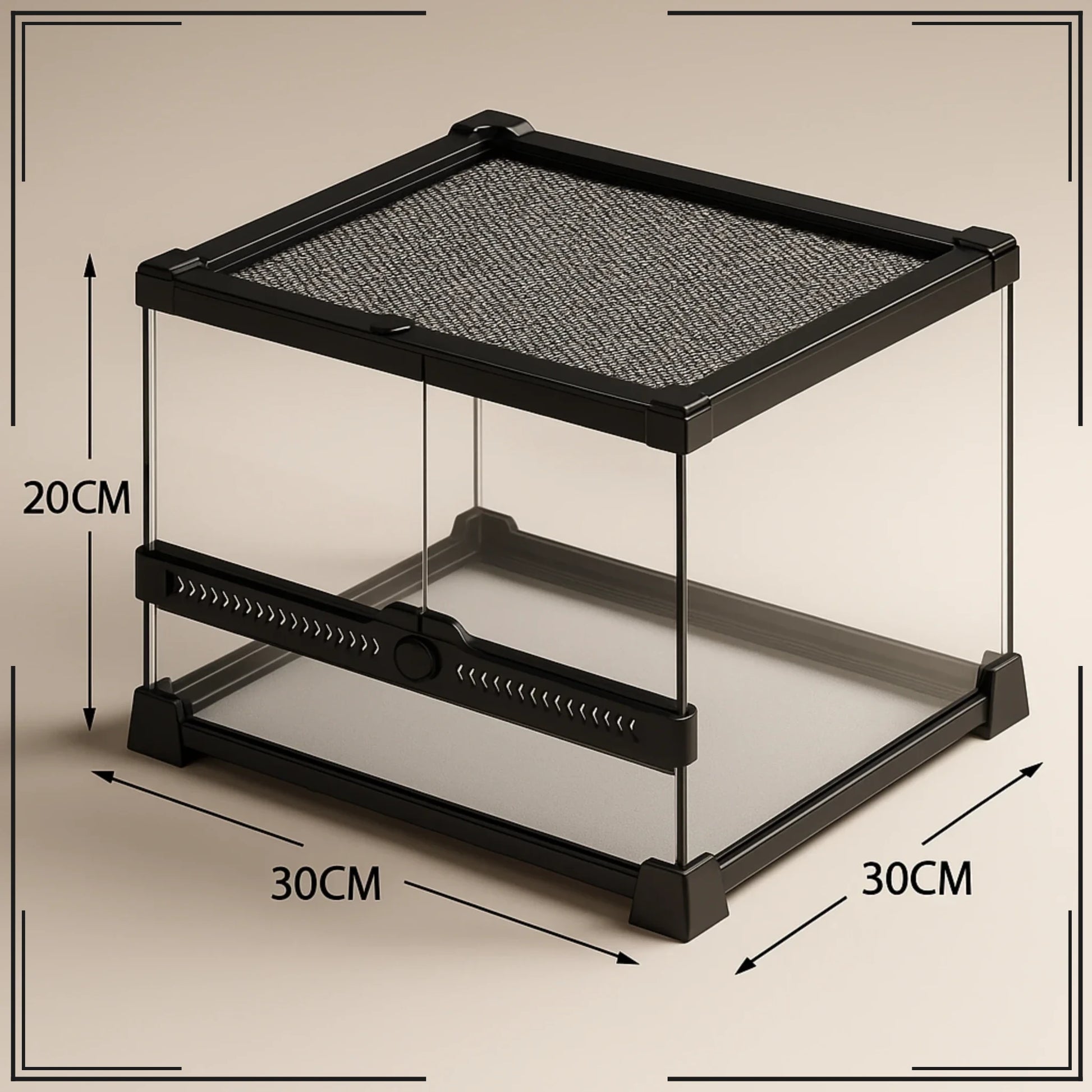 Terrarium en verre transparent 