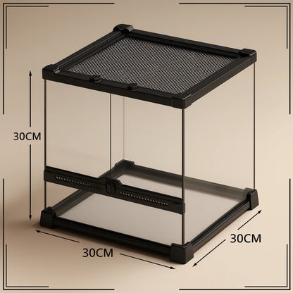 Terrarium en verre transparent 