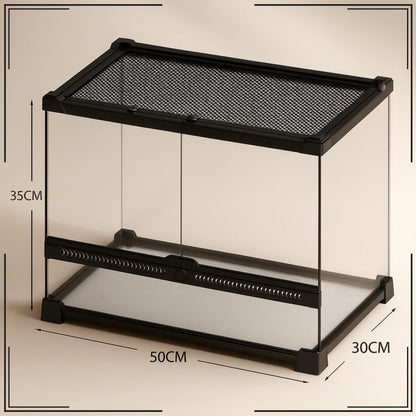 Terrarium en verre transparent 