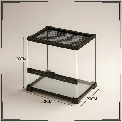 Terrarium en verre transparent 