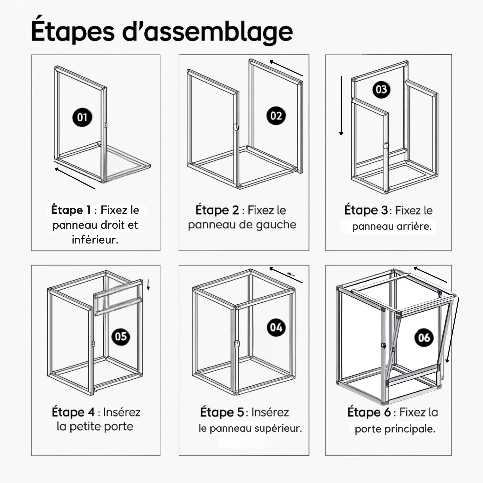 Terrarium grillagé en aluminium – Compact & ventilé 