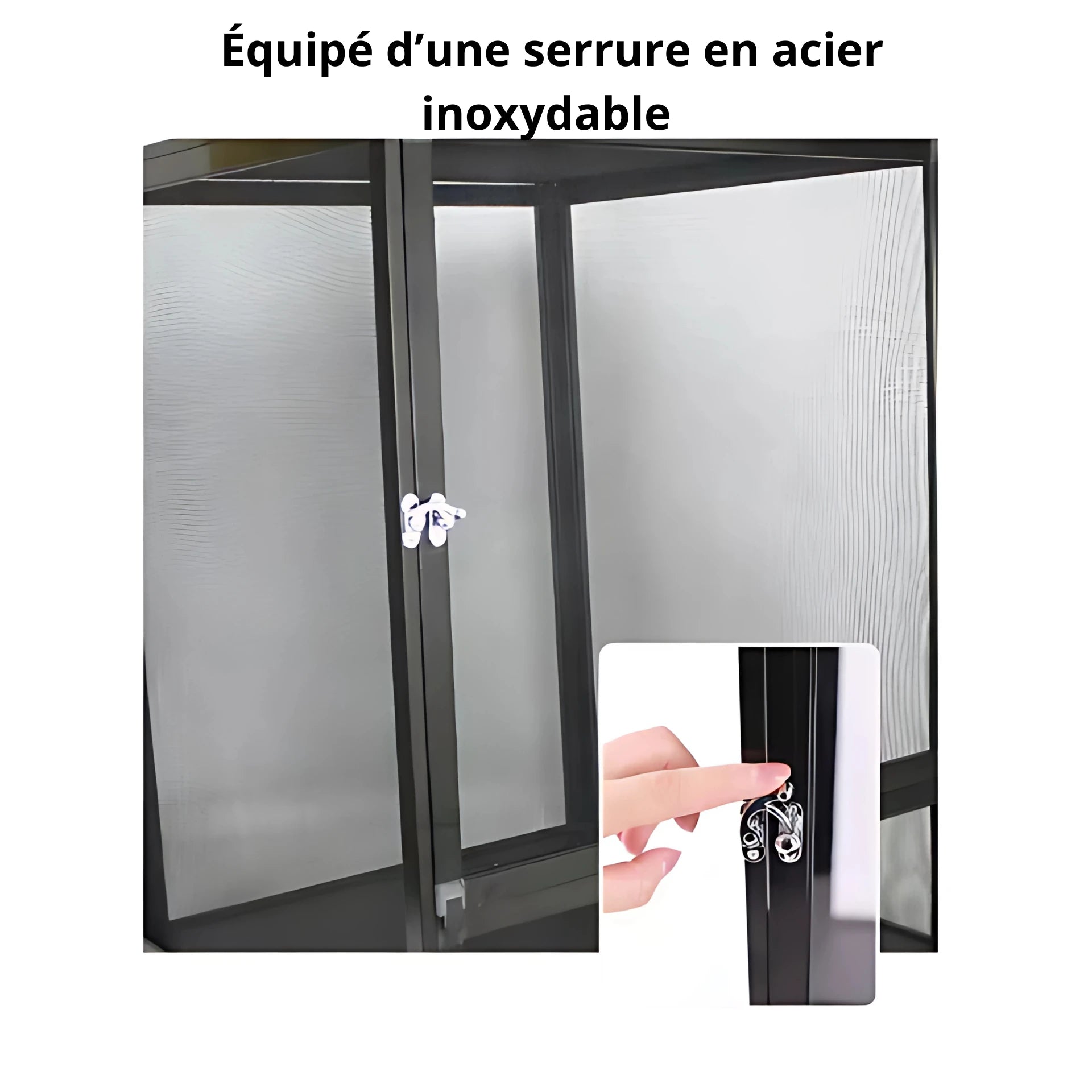 Terrarium grillagé en aluminium – Compact & ventilé 