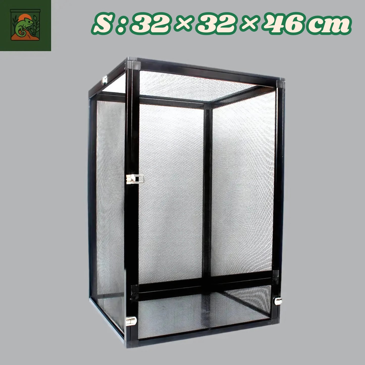 Terrarium Grillagé en Aluminium pour Reptiles 