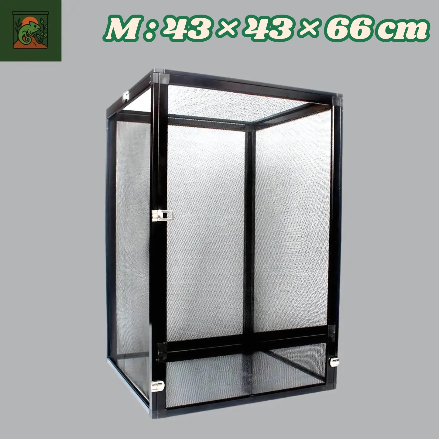 Terrarium Grillagé en Aluminium pour Reptiles 
