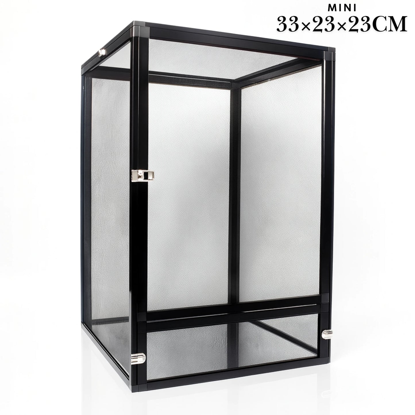 Terrarium grillagé en aluminium – Haute ventilation et visibilité 