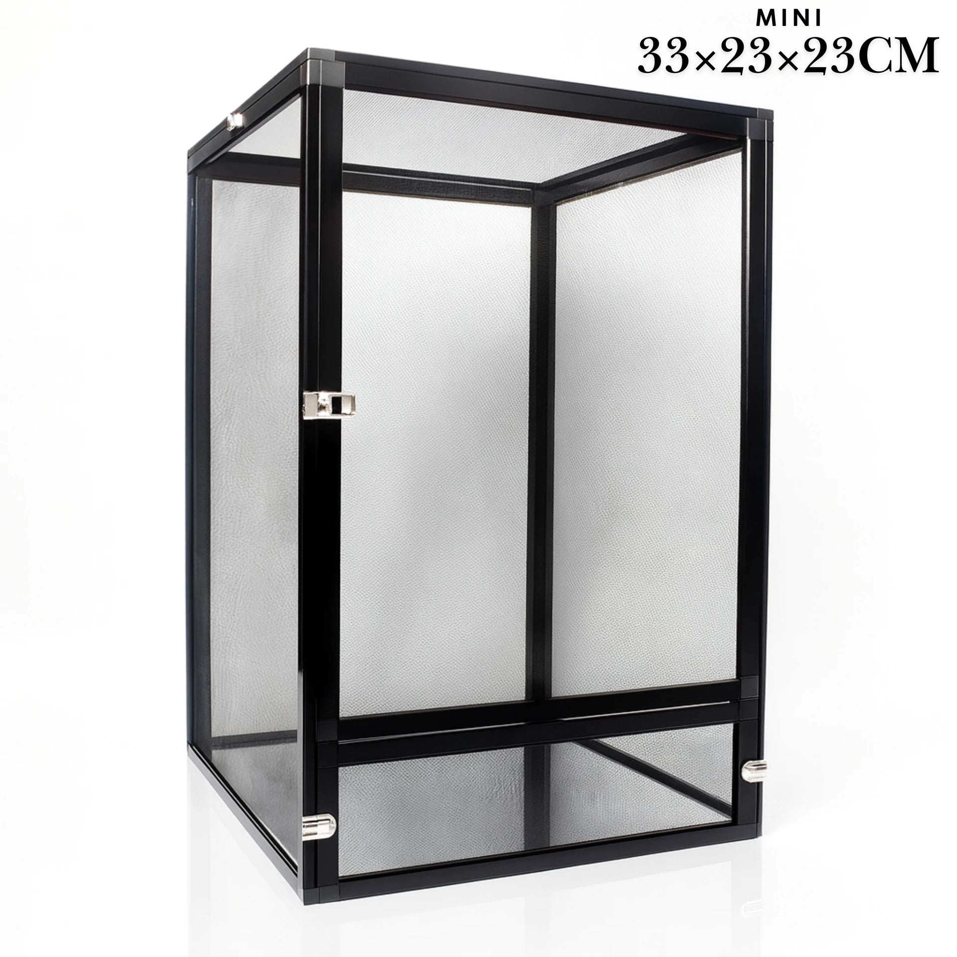 Terrarium grillagé en aluminium – Haute ventilation et visibilité 