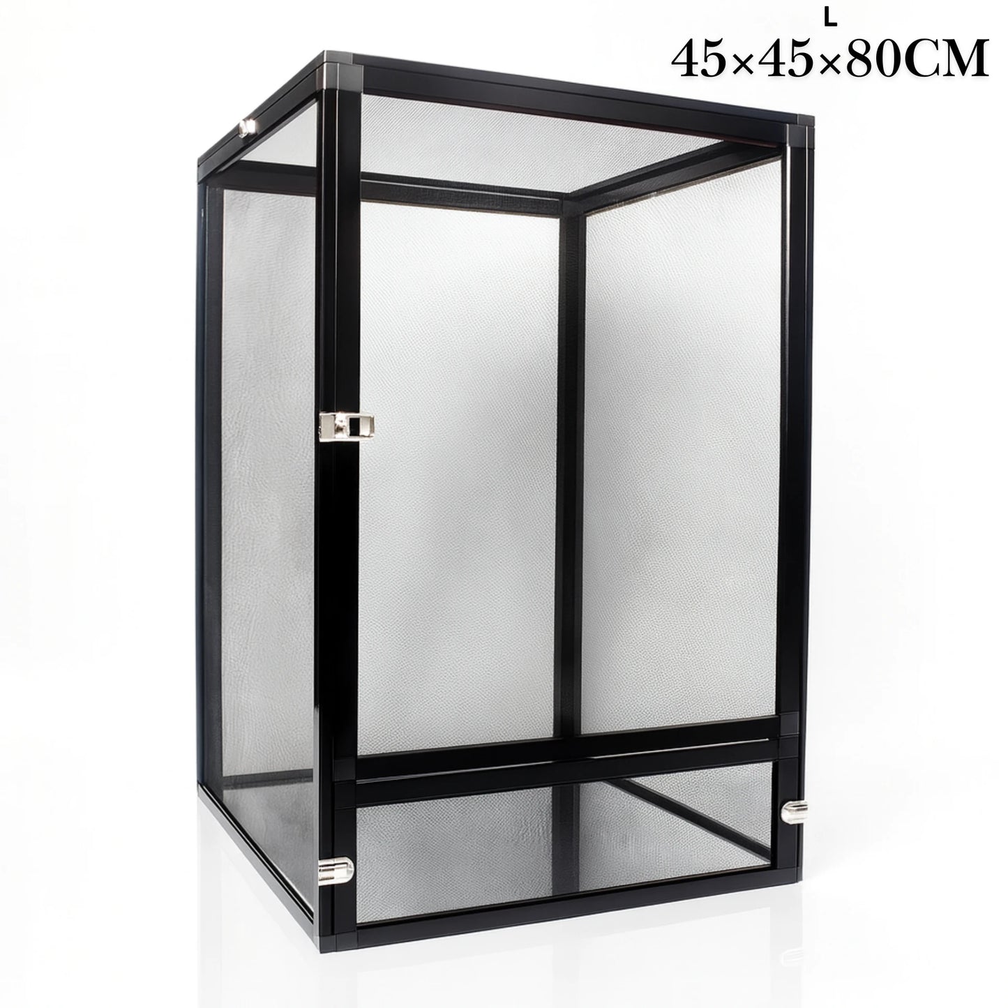 Terrarium grillagé en aluminium – Haute ventilation et visibilité 