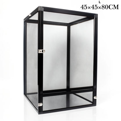 Terrarium grillagé en aluminium – Haute ventilation et visibilité 