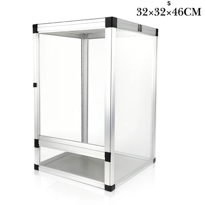 Terrarium grillagé en aluminium – Haute ventilation et visibilité 