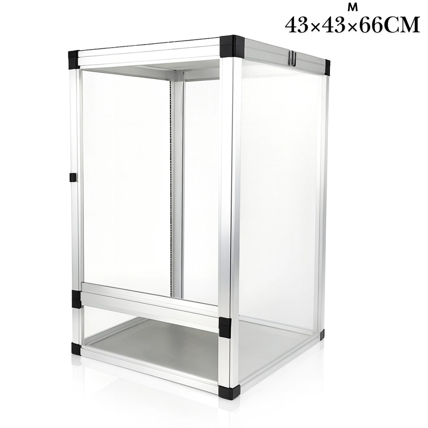 Terrarium grillagé en aluminium – Haute ventilation et visibilité 